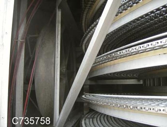 Used Refrig, Freezer, Spiral, King Air Kurtain, Mdl 2-25, 15, Bel #C735758