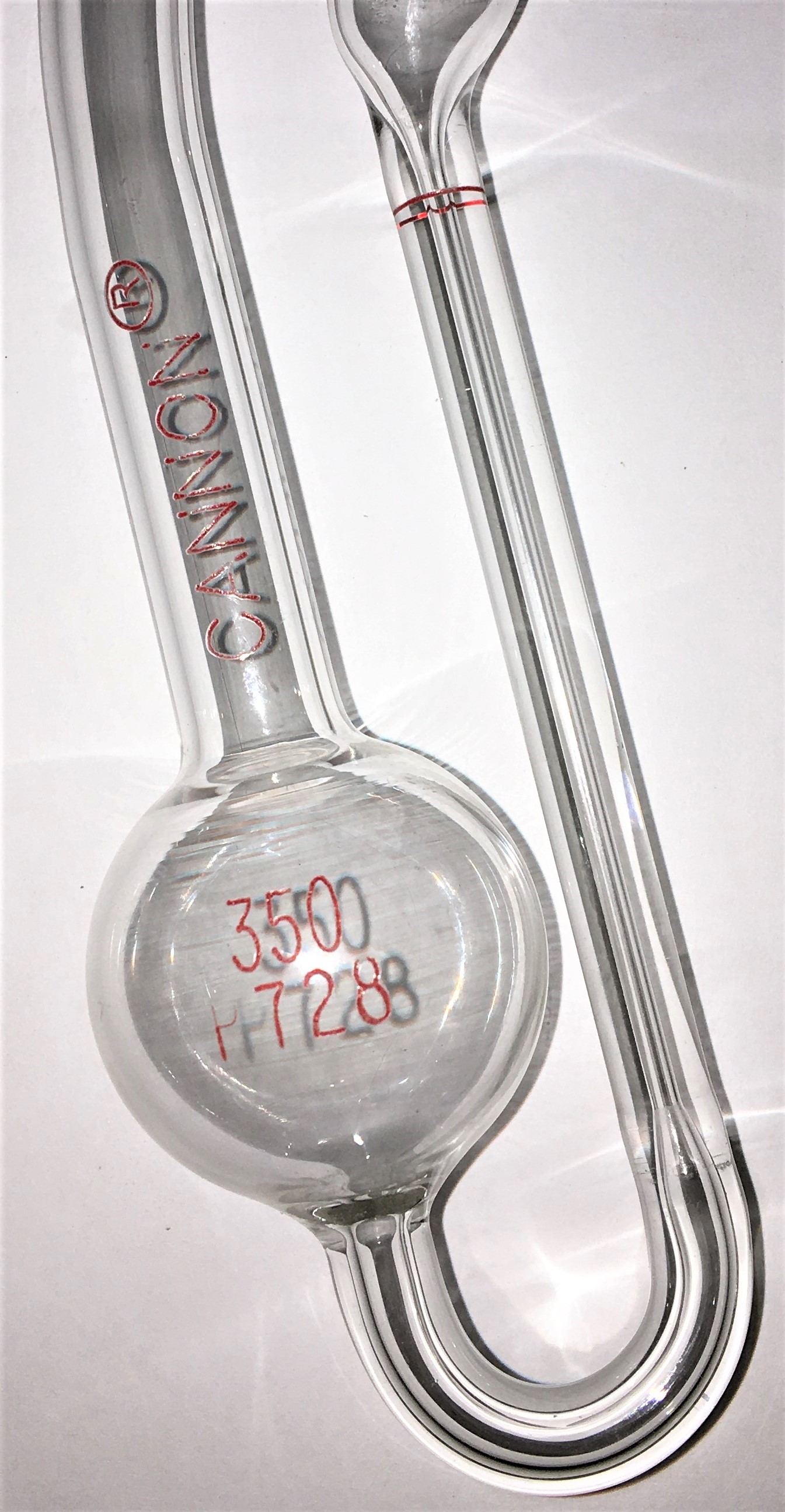 Used Cannon-Fenske CFRC-350 (9721-B71) Routine Viscometer Tube (No Certificate) - Size 350