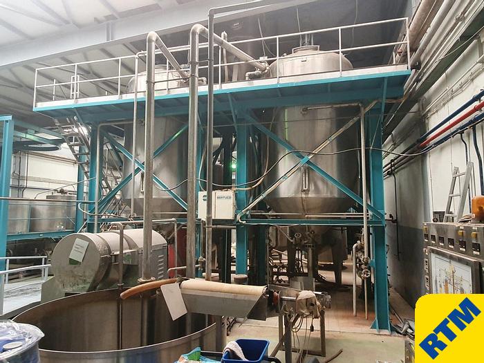 Used COMPLETE FACTORY for the manufacture of Concentrated Juice & Candied Fruit