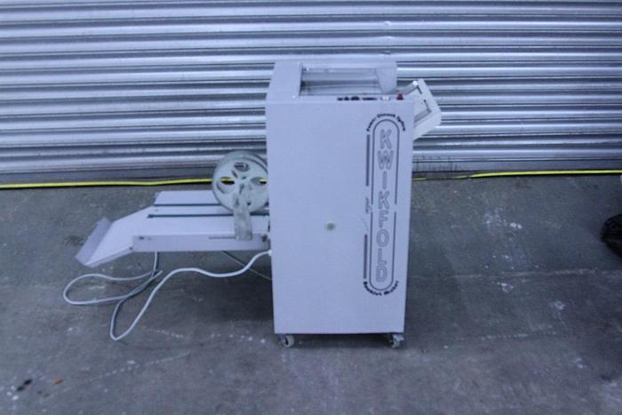 Used Morgana Kwikfold Booklet Maker (#1111)