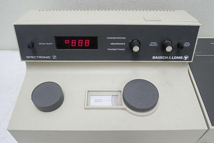 Used Bausch & Lomb 33.22.43 Spectronic 21 Spectrophotometer