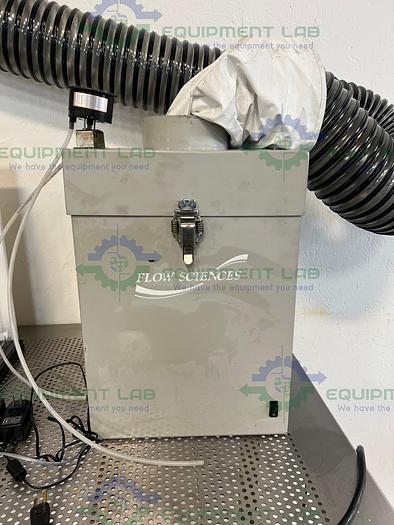 Used Flow Sciences FS2020BKGVA 4' Vented Balance Safety Enclosure w/ FS-410-SS Motor