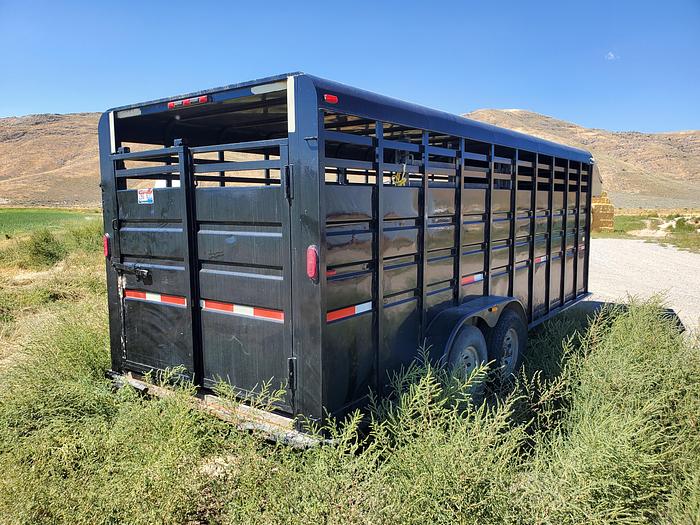 Used 20' Circle D Livestock Trailer