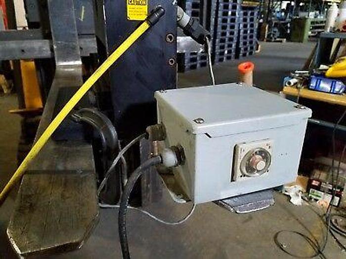 Used Rapid Air 6" In-line Stock Chopper mounts to Bolster Plate on Stamping Press