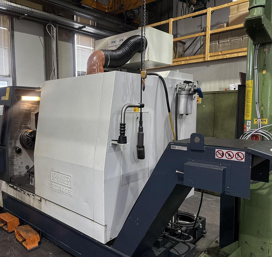 Gebraucht Drehmaschine Spinner TC800-110MCY