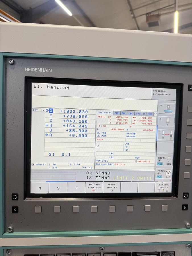 Überholt Tieflochbohrmaschine Bohrwerk BUCK TBFZ3000CNC