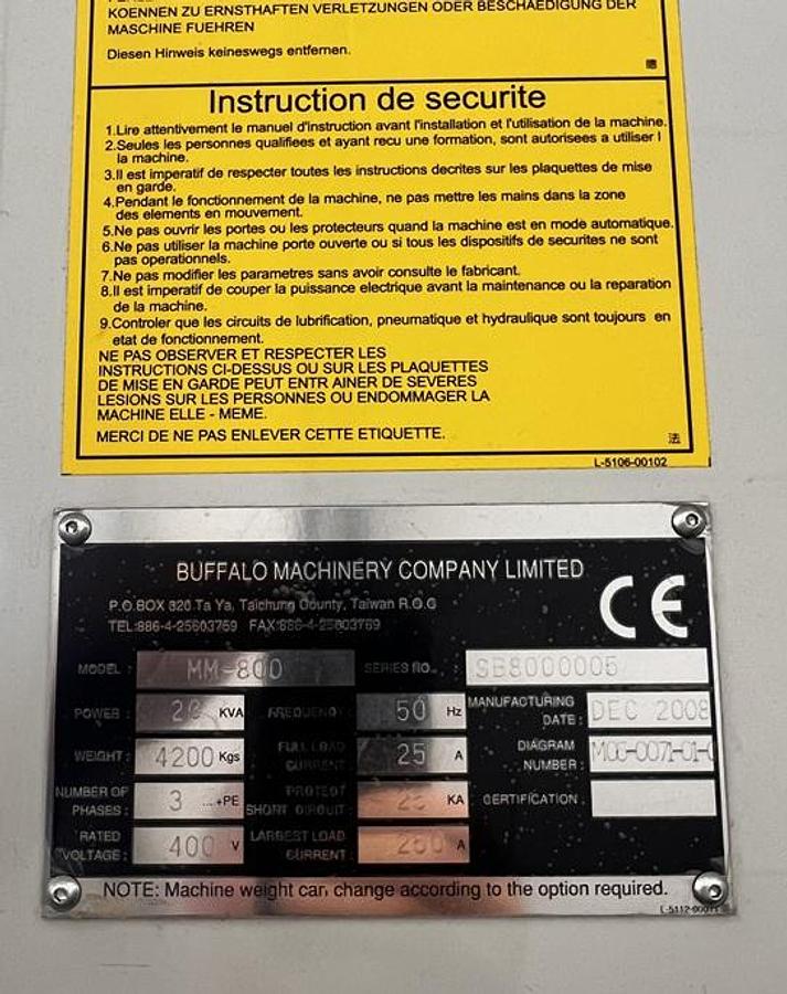 Gebraucht Bearbeitungszentrum Micromill MM800