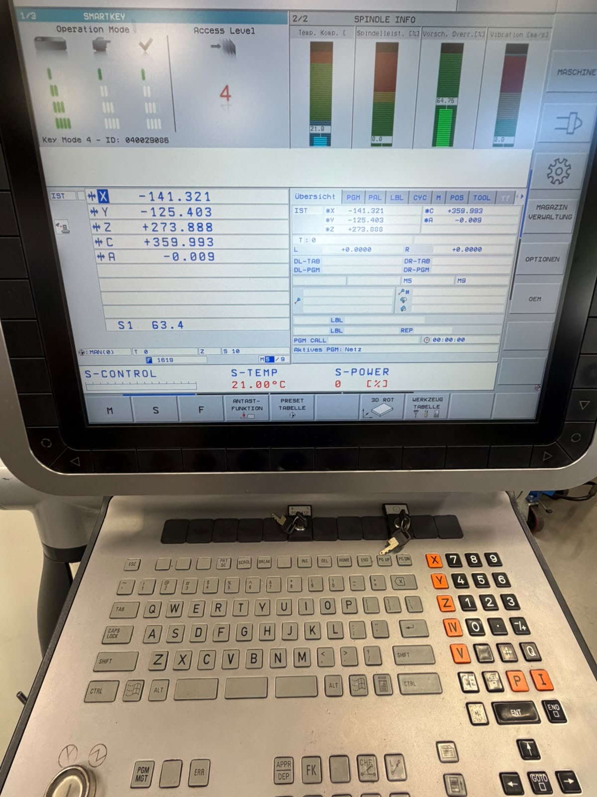 Bearbeitungszentrum DMG MORI HSC55linear