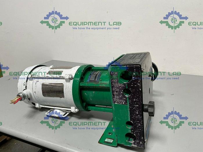 Used Masterflex 7585-50 Peristaltic Pump w/ Reliance Electric P56X40745 1/2 HP Motor