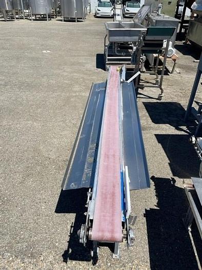 Used 10' Long x 5" Wide Flat Belt Conveyor