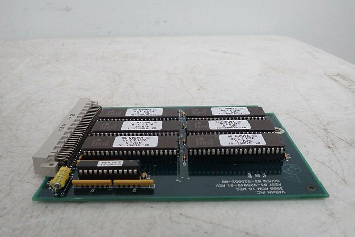 Used Varian 03-925049-01 ROM 16 MEG PC Board for CP-3800 GC Gas Chromatography