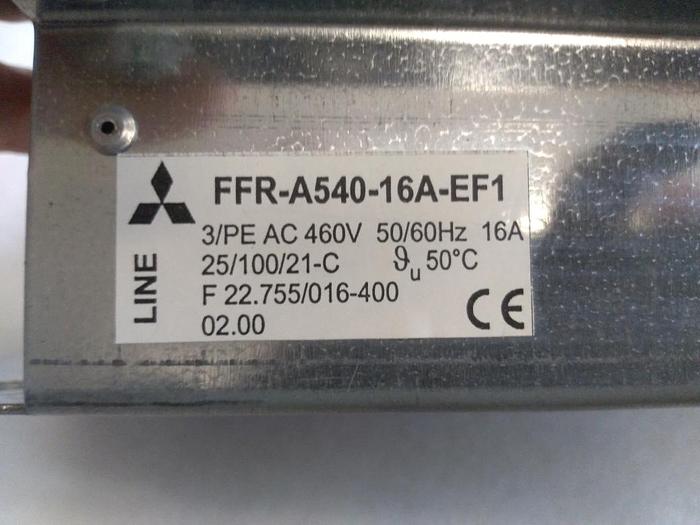 Filtro de interferencias de radio FFR-A540-16A-EF1, EE F22-755/16-400, Mitsubishi Electric, nuevo