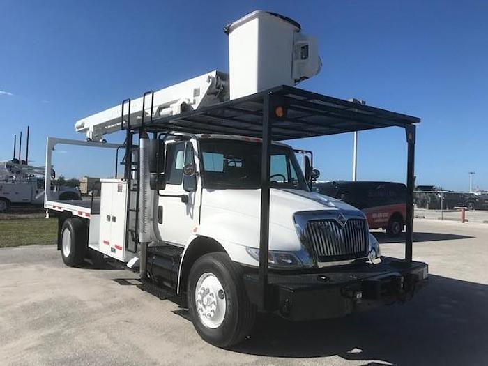 Used 2012 International 4300 Altec LRV65 65ft Flatbed Bucket Truck - C14809