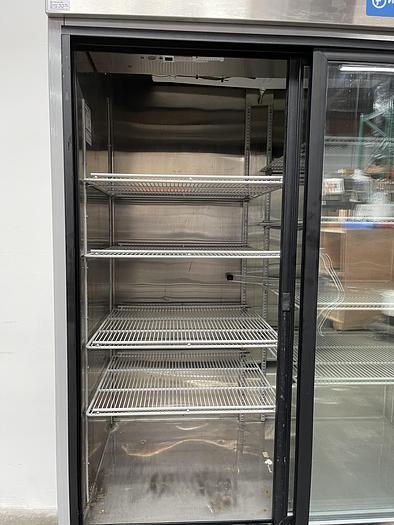 Used Fisher Scientific 13-986-128S Isotemp -10C° Two Glass Door Refrigerator 115V