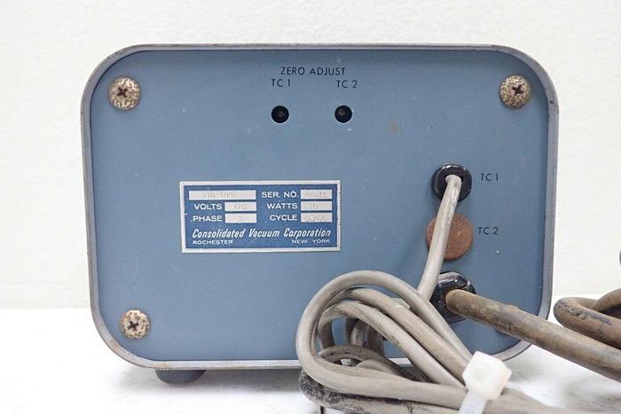 Used Consolidated Vacuum Corporation Type GTC-100 Thermocouple Vacuum Gauge