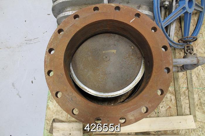 Used Velan 18" Hand Operated Globe Valve #42655