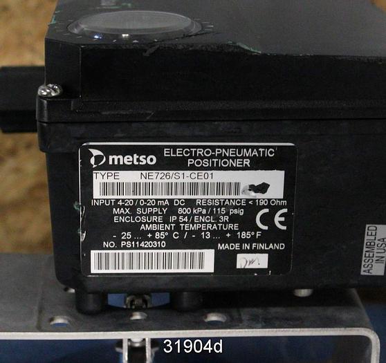 Used Neles Jamesbury A 8" Ball Control Valve #31904