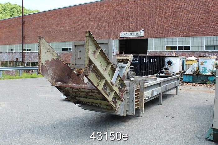 Used Rayfo DW100-78 Stainless Steel Rejects Compactor #43150