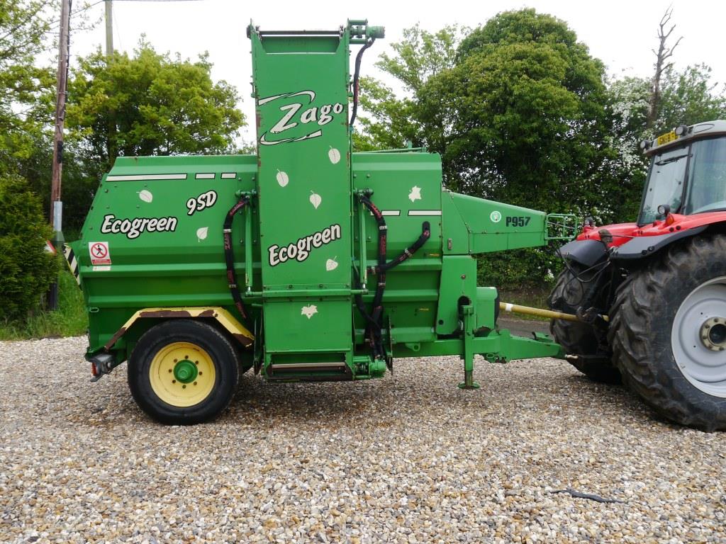 Used Zago Ecogreen 9SD Shredder