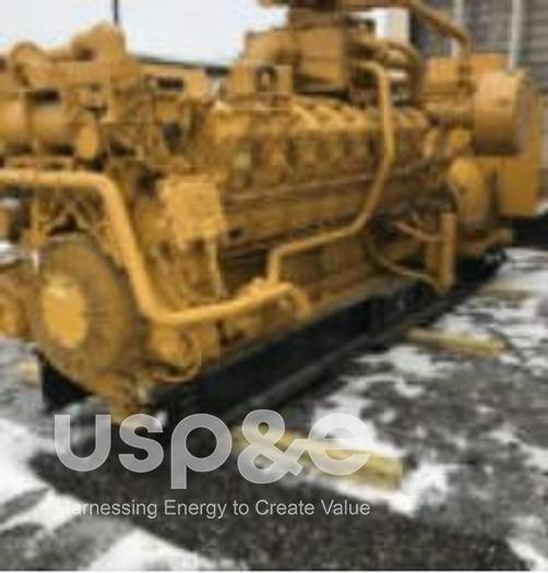 Used 1 MW 2008 New Caterpillar G3516 Natural Gas Generator Sets