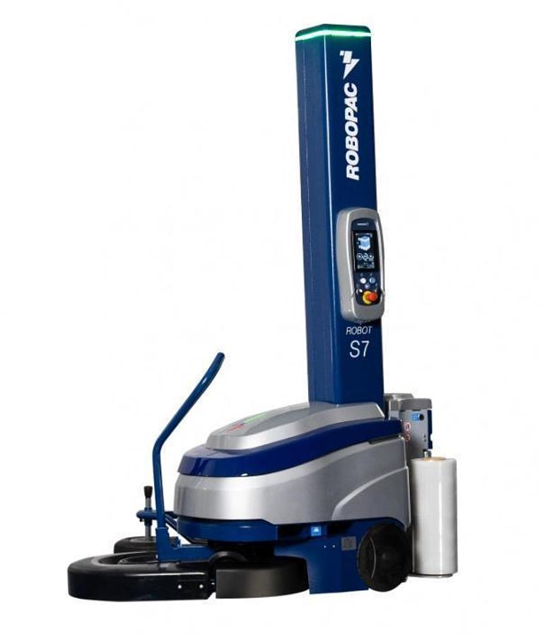 Robot S7 – Portable Stretch Wrapper with Battery Power and Precision Control