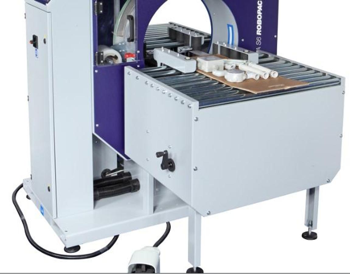 Used Compacta SPR Horizontal Stretch Wrapper – Roll Suspension Packaging for Semi-Finished Products