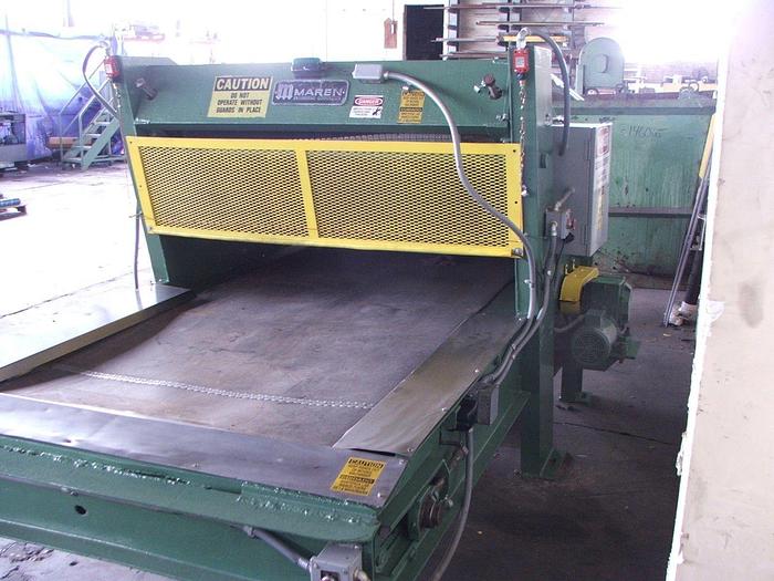 Used 48" MAREN SHREDDER WITH PINCH CONVEYOR