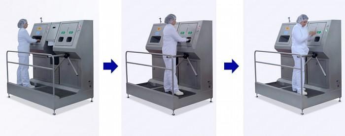 Roser Model 29797 Sanicompact Integrated Hygiene Station