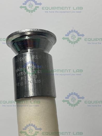 Used 96" Silicone Hose w/ 1 1/2" Sanitary Fittings 125 PSI at 20°C