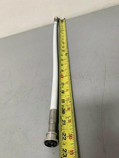 Used Holland Applied Technologies 22" Sanitary Silicone Hose w/ 1" tri-clamp Fitting