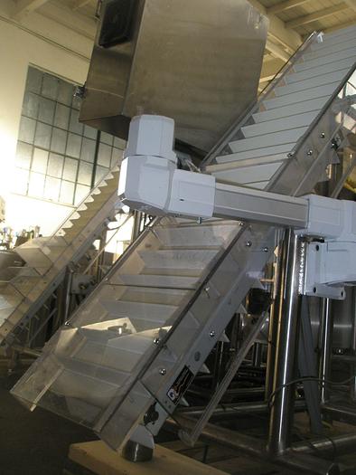 Used Conveyor, Belt, 10.5" X 5', S/st, Inclined, Feeder, #S736890