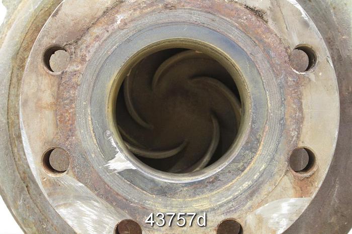 Used Goulds 3196 3x4x10 Pump, Stainless Steel Casing #43757