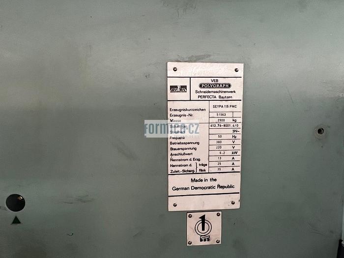 Used Perfecta Seypa 115 PMC