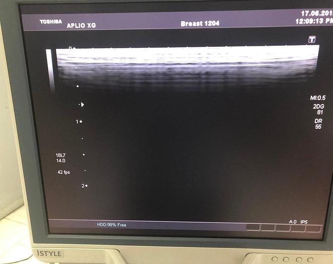 Gebraucht Toshiba PLT-1204BT Lineare Sonde