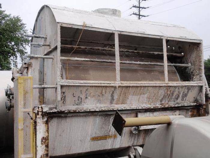Used 8 FT. X 10 FT.  K-S ROTARY VACUUM FILTER – S/S
