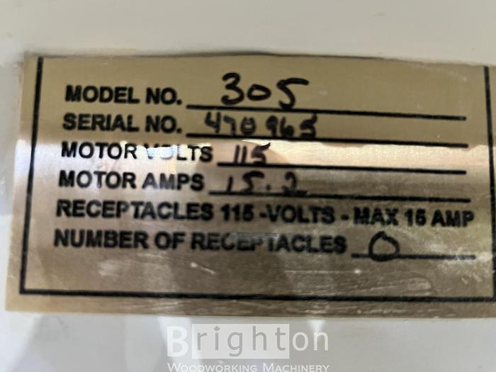 Used IAS 305 Used Downdraft Table #BM2265