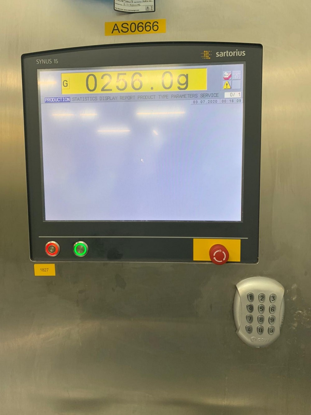 Used Sartorius Synus 15 combination checkweigher