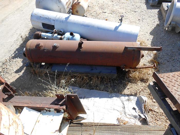 Used Tank, 25 Gallon, C/st, 125 PSI, 13" x 52", Parker Boiler #S741994