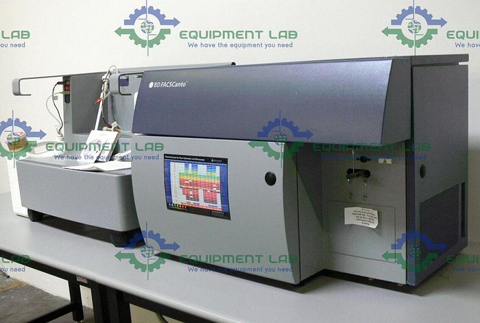 Used BD FACSCanto Flow Cytometer w/ Fluidics Station Cart & Software  Mfg: 2005
