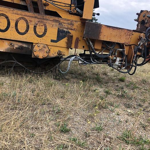 Used HB19356 Drain-hole Drill, mounted on Case 1150C Dozer Jensen JDC HV100  on Case 1150C track drill