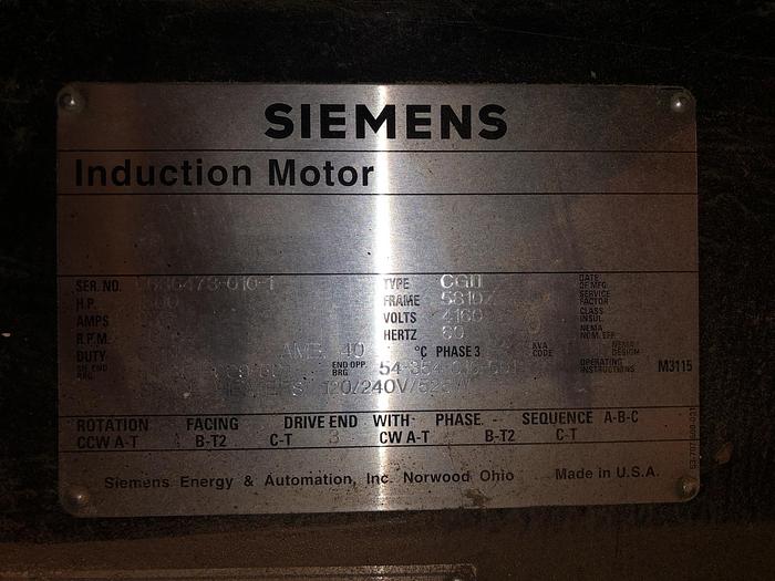 Used HOFFMAN 79103A BLOWER WITH 1500HP MOTOR