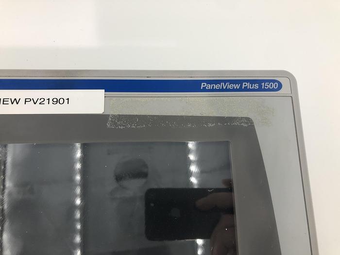 Used ALLEN BRADLEY PANELVIEW PLUS 1500 SERIES A WITH COLOR TOUCH AND LOGIC MODULE