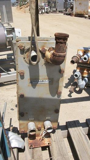 Used Heat Exchanger, Plate, 30 SF, ITT Standard, S/st, 37 Plates #S741797