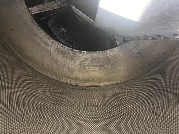 Used Used Western States 48" X 30" stainless steel perforated basket centrifuge