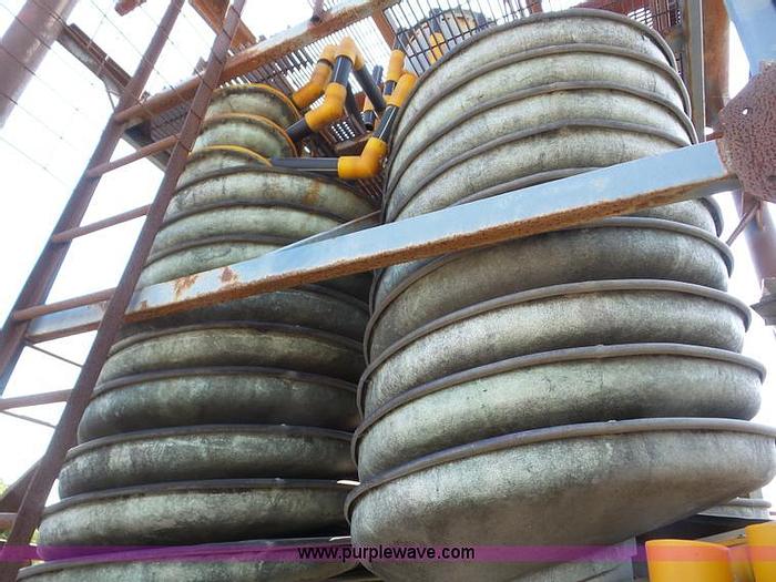 Used Concentrator, Krebs Spiral, Mdl GPX3/4, FRP, (4) Spirals #S740703