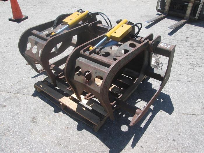 Used 66" Skid Steer Grapple Rake