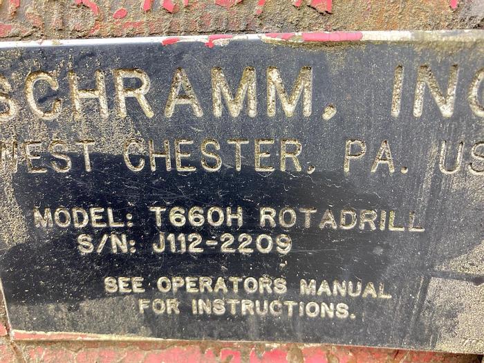 Used 1989 Schramm T660 Drill Rig