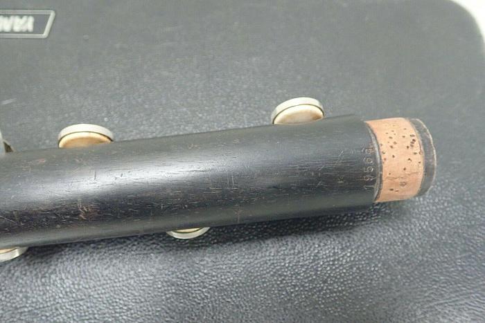 Used Vintage Unnumbered Plain Normandy France Wood Clarinet Serial #19566 w/ Case