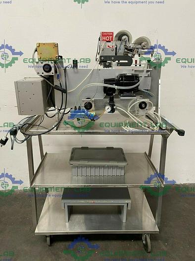 Used Norwood AK0-15 & L.I.S-404 Stainless Steel Hot Stamping Printer w/ Stamping Dies
