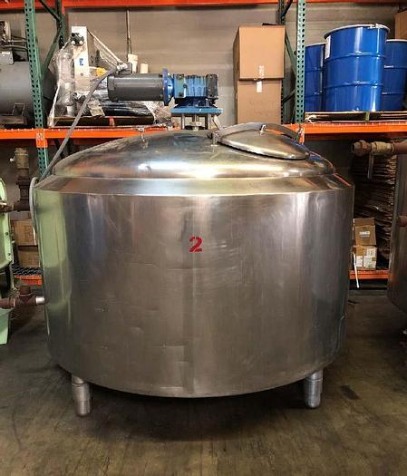 Used Tank, 600 Gallon, S/st, Jkt, Agit, St. Regis #S744639
